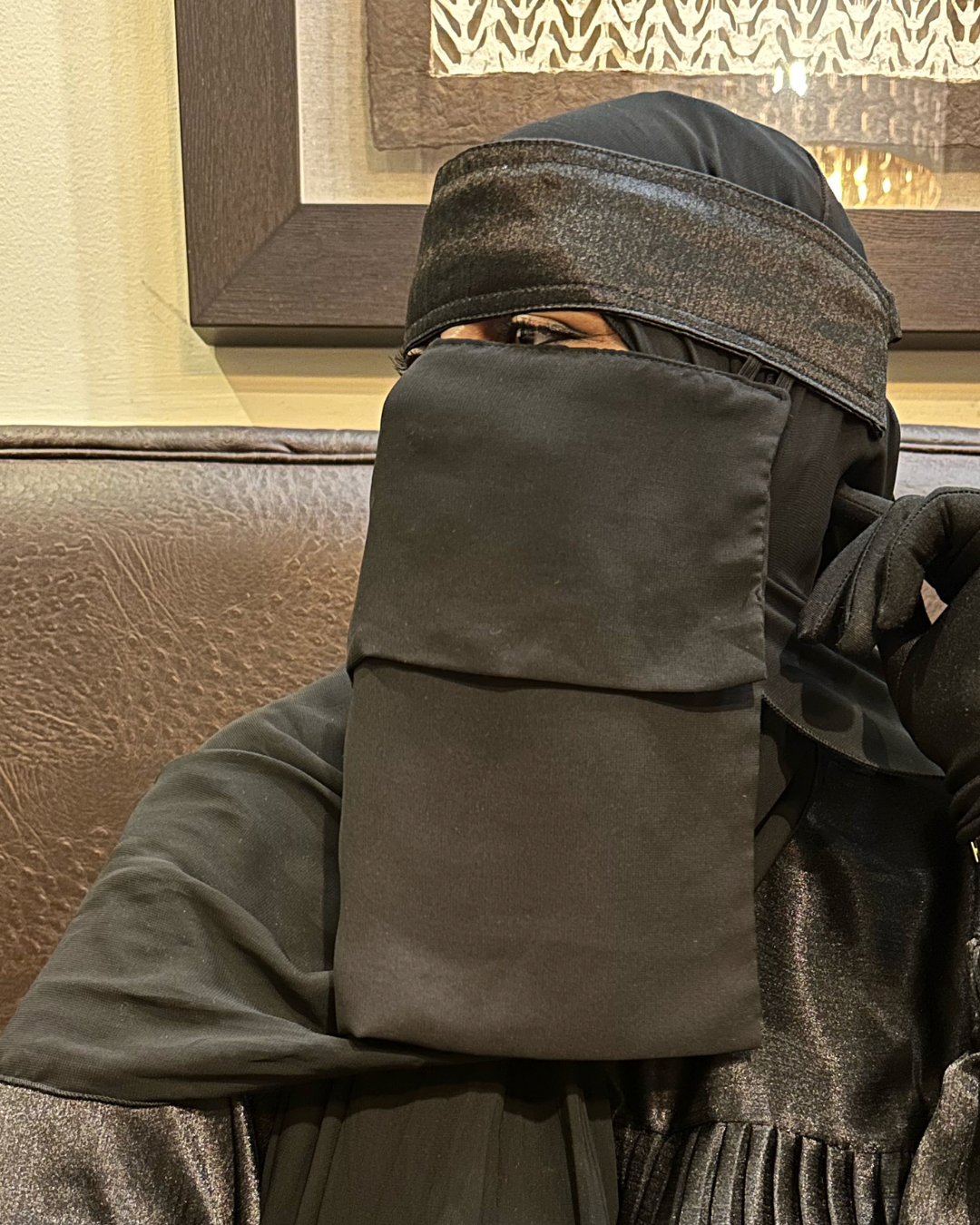 Satin Layer Niqab