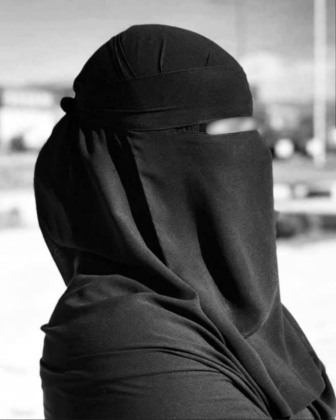 Long Plain Niqab