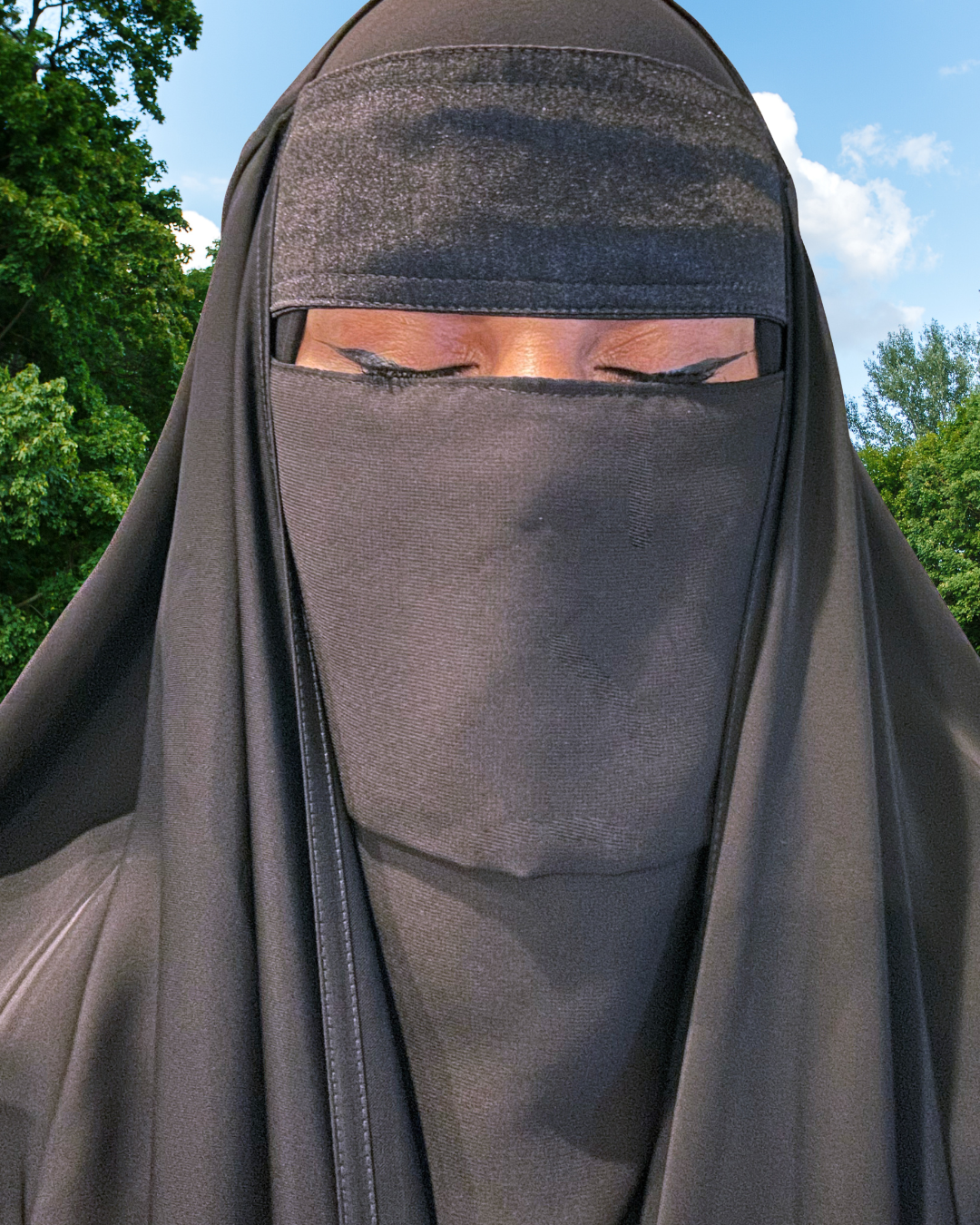 Satin Layer Niqab
