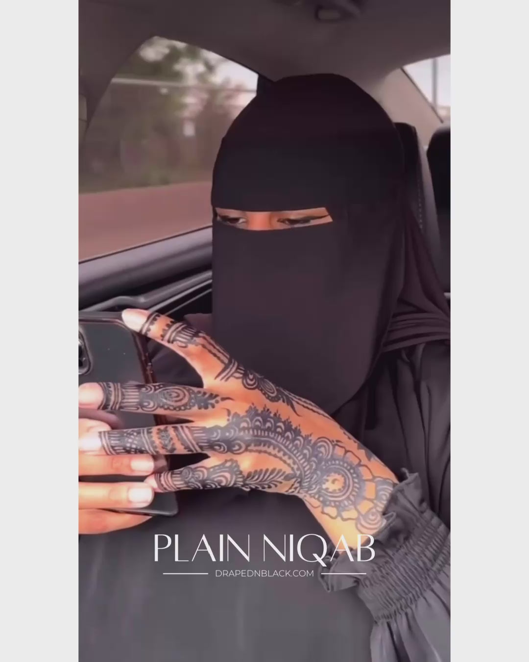 Load and play video in Gallery viewer, Plain Niqab
