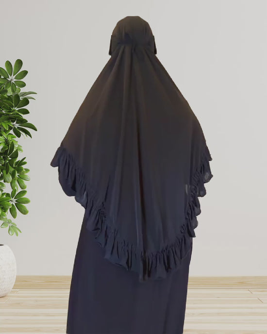 Load and play video in Gallery viewer, Ruffle Khimar
