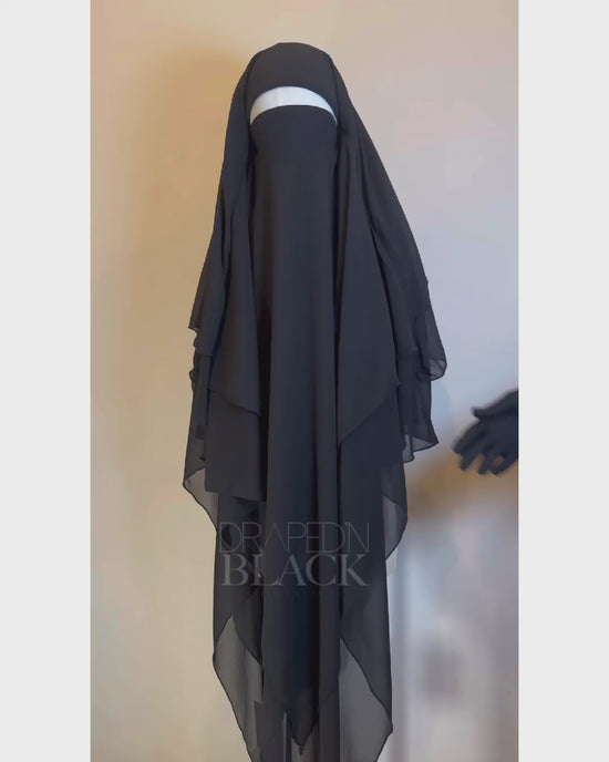 Load and play video in Gallery viewer, Layered Khimar
